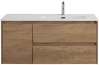 Тумба с раковиной BelBagno KRAFT-1000-2C-1A-SO-RNN-R Rovere Nebrasca Nature