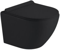 Унитаз  подвесной TIMO KULO TK-403MB, черный