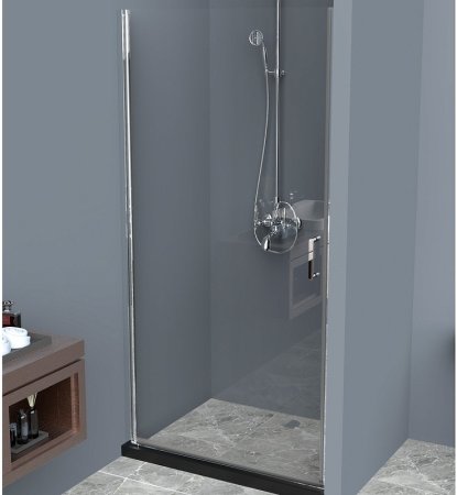 Душевая дверь BelBagno Uno 80 UNO-B-1-80-C-Cr профиль Хром стекло прозрачное 