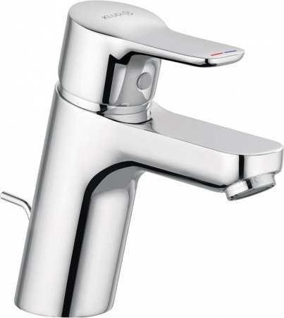 Смеситель Kludi Pure&Easy 372860565 для раковины, с донным клапаном 