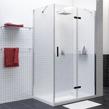 Душевой уголок WasserKRAFT Aller Black 10H10RB 120x100 см 