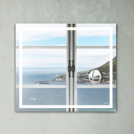 Зеркало AM.PM Gem 80 M91AMOX0803WG с подсветкой с механическим выключателем 