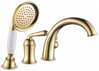 Смеситель на борт ванны Rose R0212E, золото