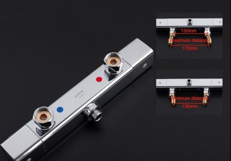 Смеситель для душа Gappo G2091 с термостатом Хром 