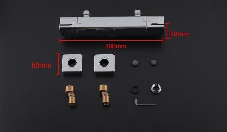 Смеситель для душа Gappo G2091 с термостатом Хром 