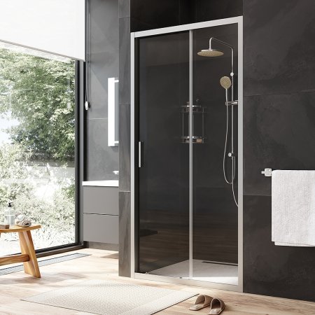 Душевая дверь AM.PM Gem Solo 110 W90G-110-1-195MT профиль Хром матовый стекло прозрачное 