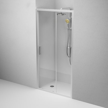 Душевая дверь AM.PM Gem Solo 110 W90G-110-1-195MT профиль Хром матовый стекло прозрачное 