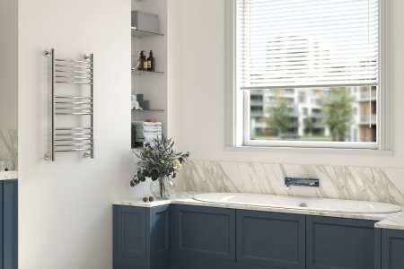 Водяной полотенцесушитель Сунержа Богема+ выгнутая 800х500 30-0221-8050 Белый матовый 