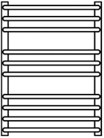 Водяной полотенцесушитель Grota Forte 48х60 Хром