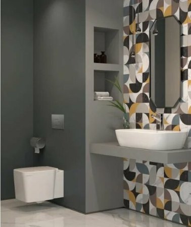 Раковина-чаша beWash Albano 66 36651001 Белый глянец 