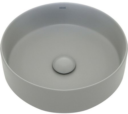 Раковина-чаша AQUAme 36 AQM5012MFG Светло-серая матовая 