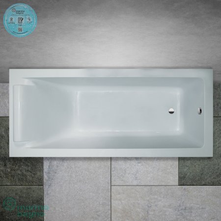 Ванна из литьевого мрамора Marmo Bagno Ницца 180x80 MB-NP180-80 без гидромассажа 