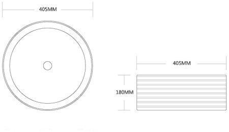 Раковина-чаша Ceruttispa 40 CR0051A 9559 Белая 