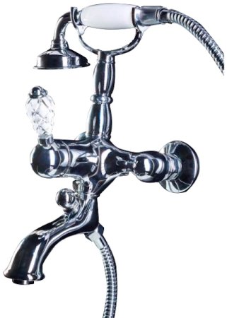Смеситель для ванны Boheme Crystal 263-CRST Хром 