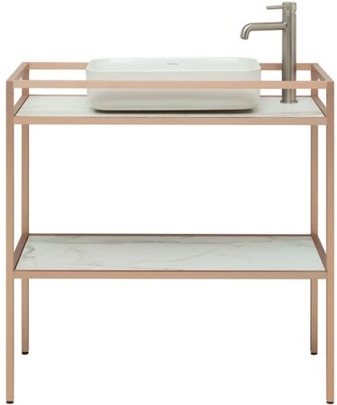 Консоль под раковину Allen Brau Liberty 90 1.33004.60 Медь браш 