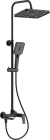 Душевая система BELZ черный (B24715-7) 