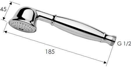 Ручной душ Remer 323CRX Хром 