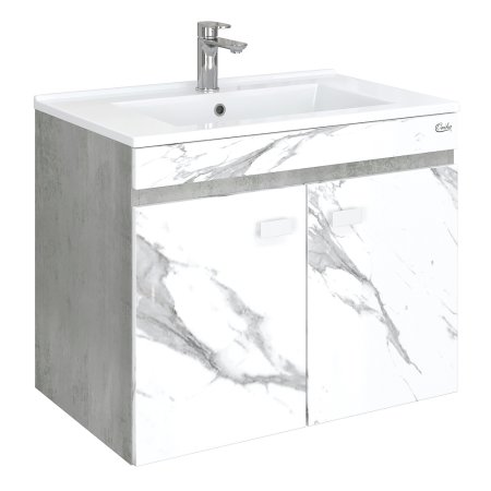 Тумба с раковиной Onika Марбл 75.02 мрамор/камень бетонный 