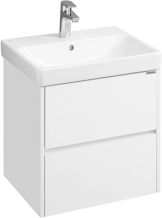 Тумба с раковиной Aquaton Сканди 55 1A2517K0SD010 подвесная Белая 