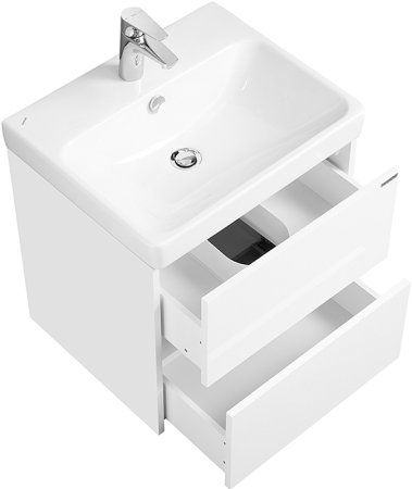 Тумба с раковиной Aquaton Сканди 55 1A2517K0SD010 подвесная Белая 