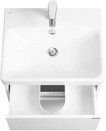 Тумба с раковиной Aquaton Сканди 55 1A2517K0SD010 подвесная Белая 