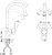 Смеситель D&K Berlin Humboldt DA1432912 для кухонной мойки 