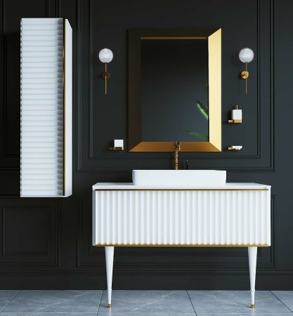 Столешница под раковину Boheme Armadi Art Vallessi 100 840-100-W Белая 