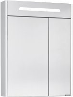 Зеркальный шкаф Aquaton Сильва 60 1A216202SIW70 с подсветкой Дуб полярный