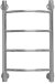 Полотенцесушитель электрический Energy H2 650x400, форма лесенка, цвет хром, скрытое/наружное подключение, 650мм x 434мм 