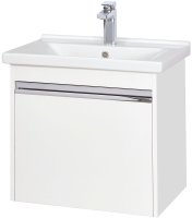 Тумба под раковину Aquaton Капри 60 1A230101KP010 подвесная Белая глянцевая