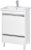 Тумба под раковину Aquaton Капри 60 1A230101KP010 подвесная Белая глянцевая 