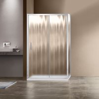 Душевой уголок Vincea Garda VSR-1G1014CH 140х100 см. хром , стекло шиншилла