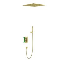 Душевой комплект Timo Petruma SX-5029/17SM с внутренней частью, золото матовое
