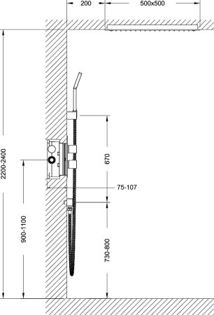 Душевой комплект Timo Petruma SX-5029/17SM с внутренней частью, золото матовое 