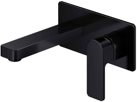 Смеситель для раковины встраиваемый Omnires Baretti BA7815BL чёрный 