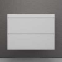 Тумба подвесная Style Line"Манхэттен 80" ЭМАЛЬ под ASTI 80 2 ящика PLUS белый матовый