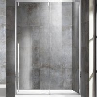 Душевая дверь Vincea Lugano 130 VDS-1L130CL-1 профиль Хром стекло прозрачное