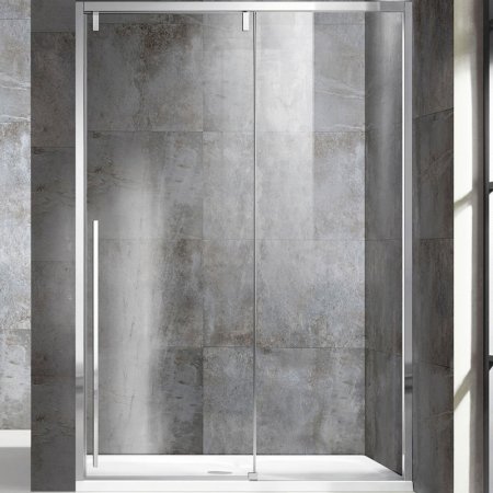 Душевая дверь Vincea Lugano 130 VDS-1L130CL-1 профиль Хром стекло прозрачное 