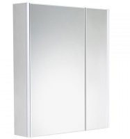 Зеркальный шкаф Roca Ronda 70 ZRU9303008 с подсветкой Бетон Белый матовый