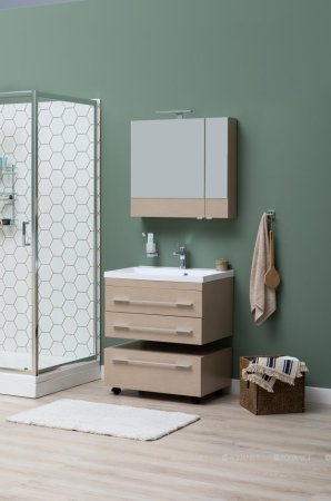 Зеркало-шкаф Aquanet Нота 75 светлый дуб 