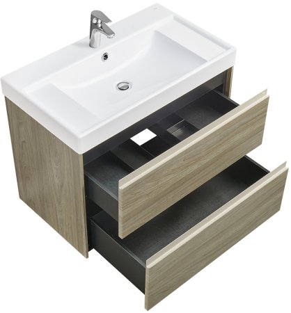Тумба под раковину Roca Ona 80 A857630511 подвесная Темный вяз 