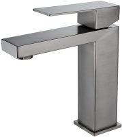 Смеситель для раковины Shevanik S7001T, оружейная сталь