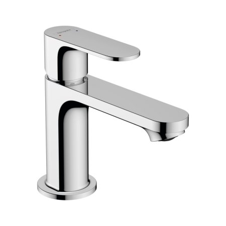 Смеситель Hansgrohe Rebris S 80 72510000 для раковины со сливным гарнитуром хром 