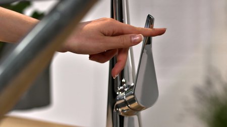 Смеситель Hansgrohe Metris M71 73828000 для кухонной мойки, хром 