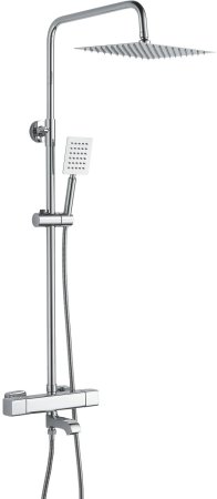 Душевая система c термостатом Shevanik S3096, хром 