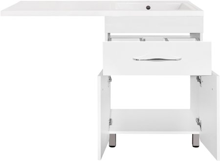Тумба под раковину Style Line ВаЛеРо 120 Люкс Plus Белая 