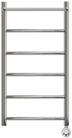 Электрический полотенцесушитель Point Афина PN04148PE П5 400x800 с полкой левый/правый Хром 