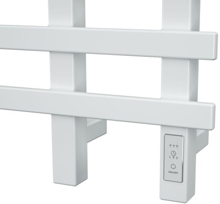 Полотенцесушитель электрический (лесенка) Bauedge Wind DB-0056, 50x80 см 