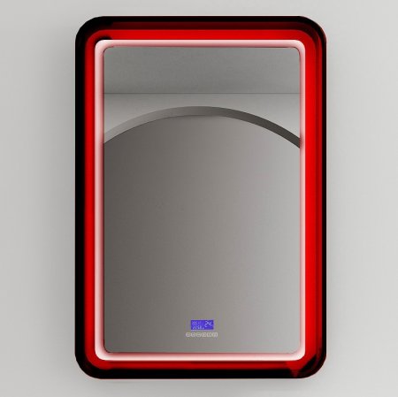 Зеркало Abber Kristall 55 AT6701Rubin с подсветкой с многофункциональной панелью 