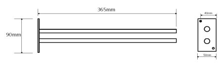 Полотенцедержатель Bemeta Omega 104704142 